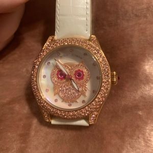 Betsey Johnson owl watch